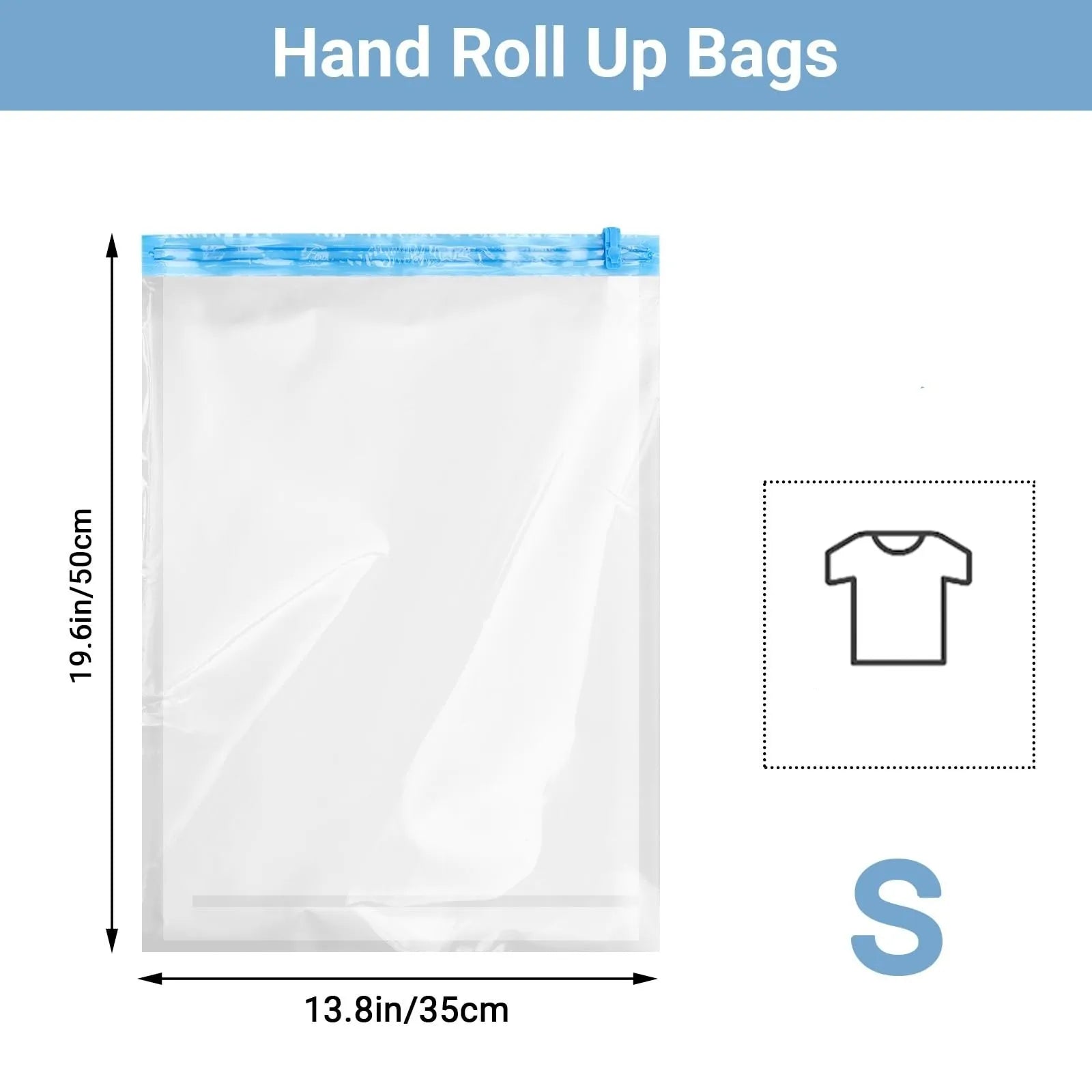 Bolsas de Compresión al Vacío para Maleta — Sin Aspiradora, Reutilizables