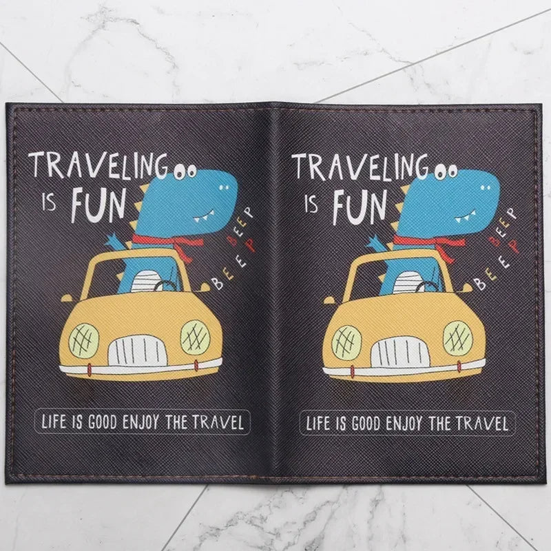 Funda de Pasaporte — Cartera de Viaje con Diseños Divertidos