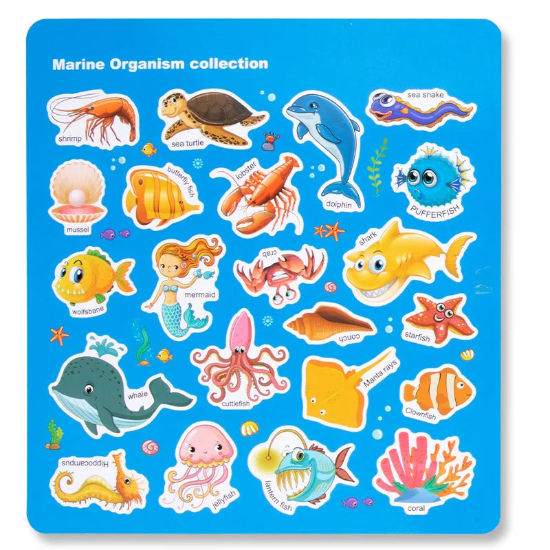 Libro de Pegatinas Reutilizables para Niños — Que no se aburran!
