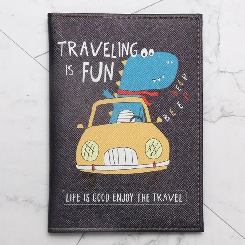 Funda de Pasaporte — Cartera de Viaje con Diseños Divertidos