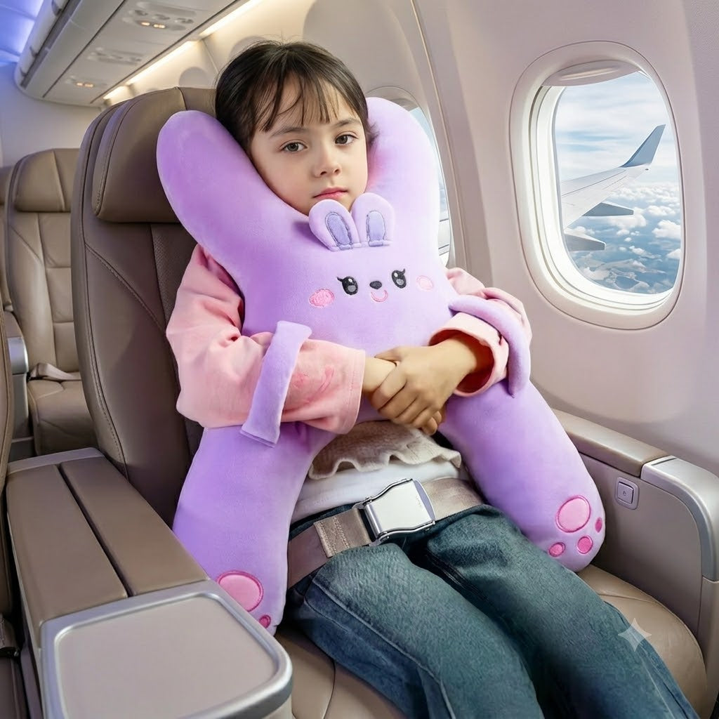 Almohada de viaje para niños  — avión, bus y tren