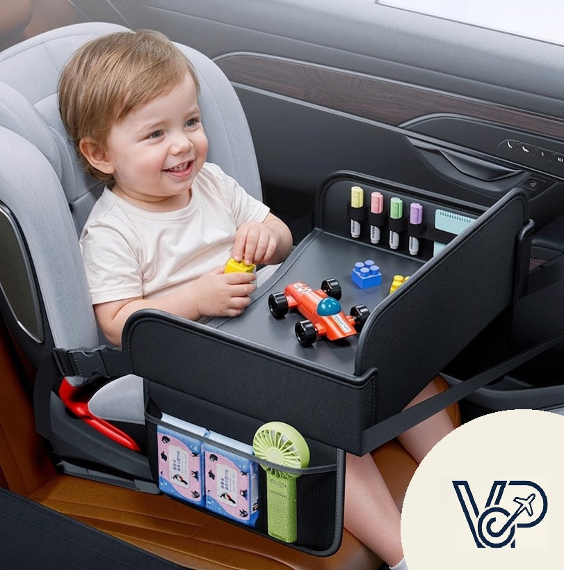 Mesa Bandeja Infantil para Coche – Organizador para Niños en el Asiento Trasero